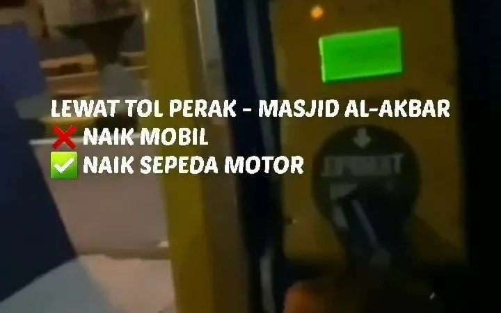Viral! Demi Konten, Pemotor Sengaja Melintasi Tol Surabaya, Tak Patut Dicontoh