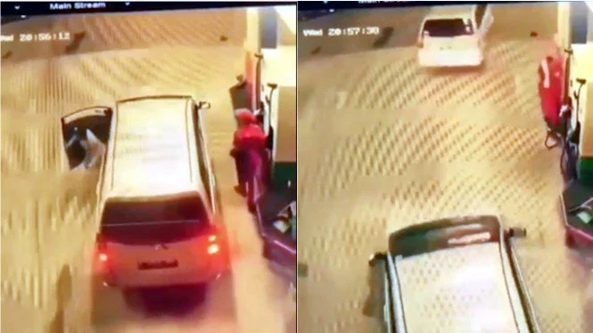 Viral Salah Masuk Mobil di SPBU, Warganet Ngakak
