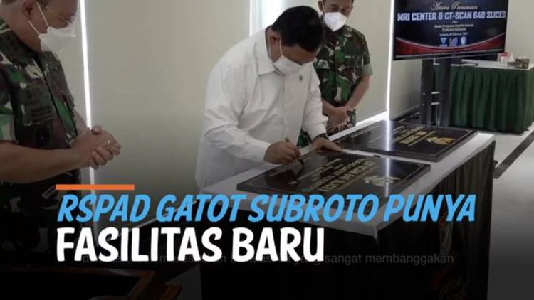 VIDEO: Menhan Prabowo Dukung Peningkatan Kemampuan Kesehatan 3 Matra TNI