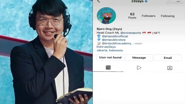 Oknum Kembali Berulah, Instagram Coach EVOS Legends yaitu Zeys Harus Tersuspend dan Hilang!