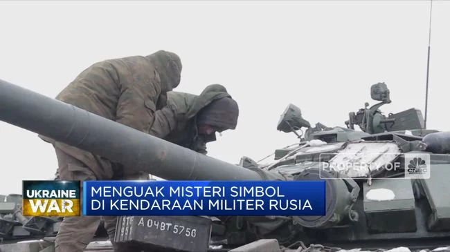 Menguak Misteri Simbol di Kendaraan Militer Rusia