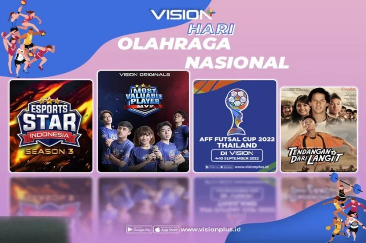 Nonton Tayangan Olahraga Kapan Saja di Vision+: Esports Star Indonesia hingga AFF Futsal Thailand