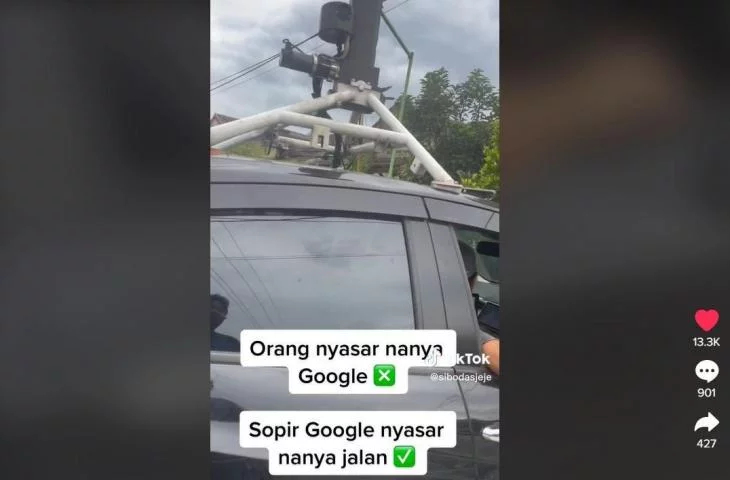 Sopir Mobil Google Maps Ini Kesasar dan Tanya Jalan, Netizen: Rasain Lu, Kena Karma