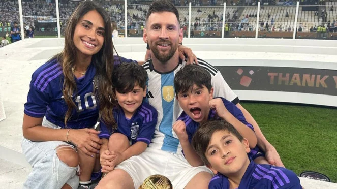 Biodata Anak-anak Lionel Messi dan Antonela Roccuzzo, Hobi Sepak Bola Mirip Ayahnya