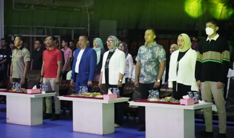 Bupati HM Adil Hadiri Malam Penutupan Final Kompetensi Mobile Legend Bang-Bang di Meranti