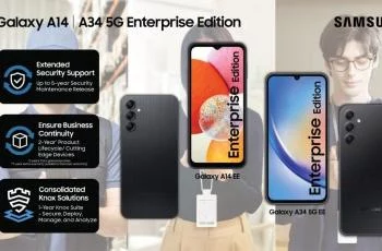 Samsung Galaxy A14 dan Samsung Galaxy A34 5G Hadir dalam Enterprise Edition